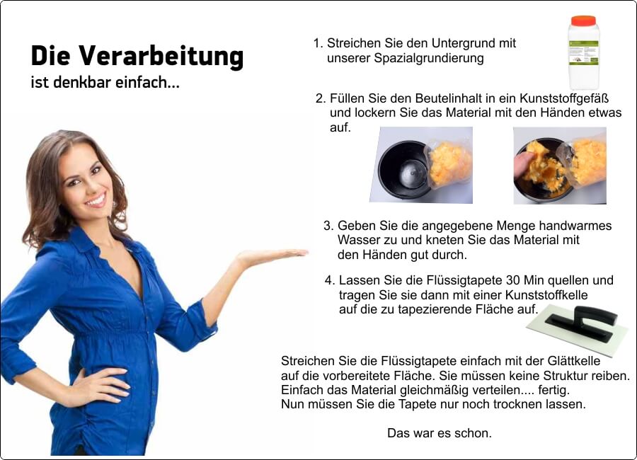 Flüssigtapete Baumwolltapete Nr 333
